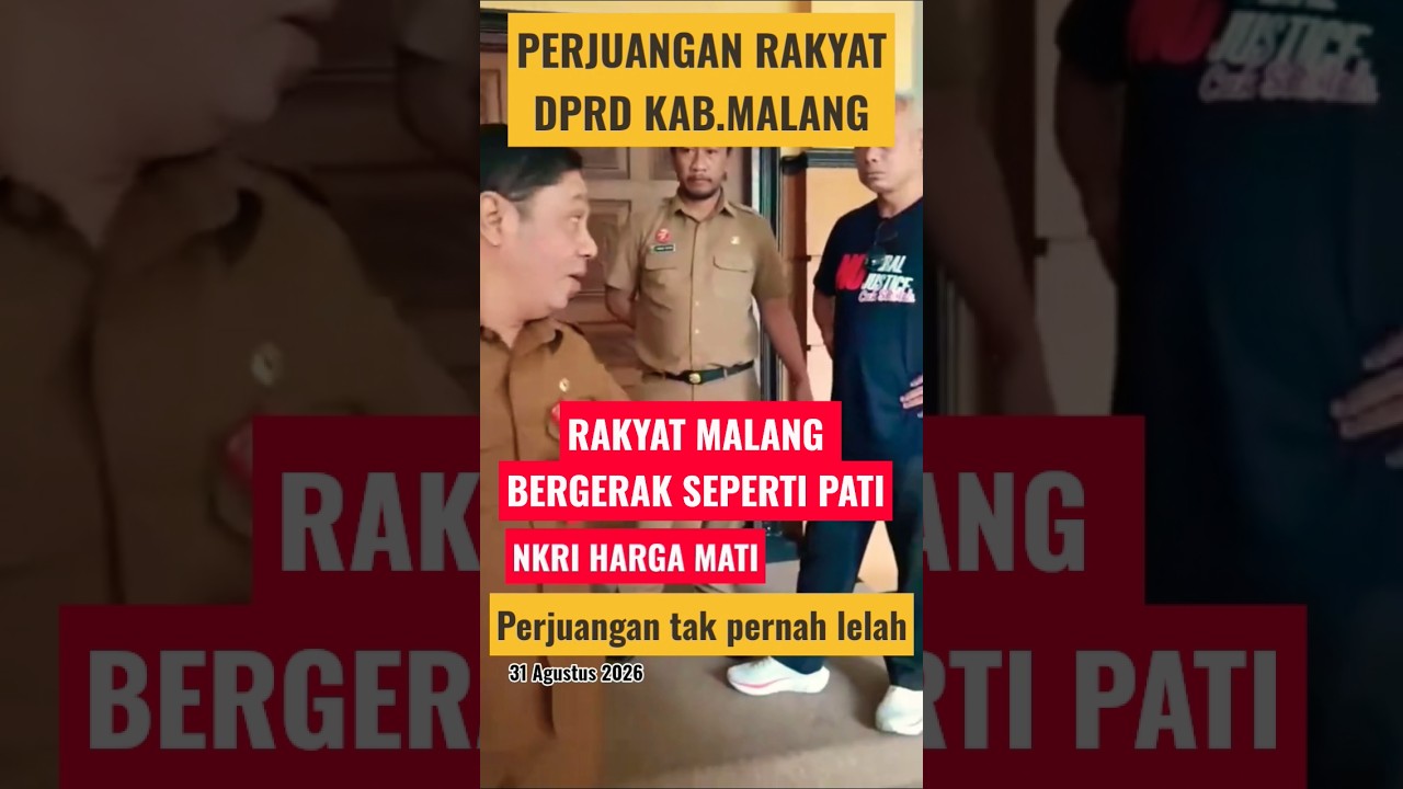 mantap perjuangan rakyat malang #malang # #ruuperampasanaset #beritaterkini #nkrihargamati #dpr