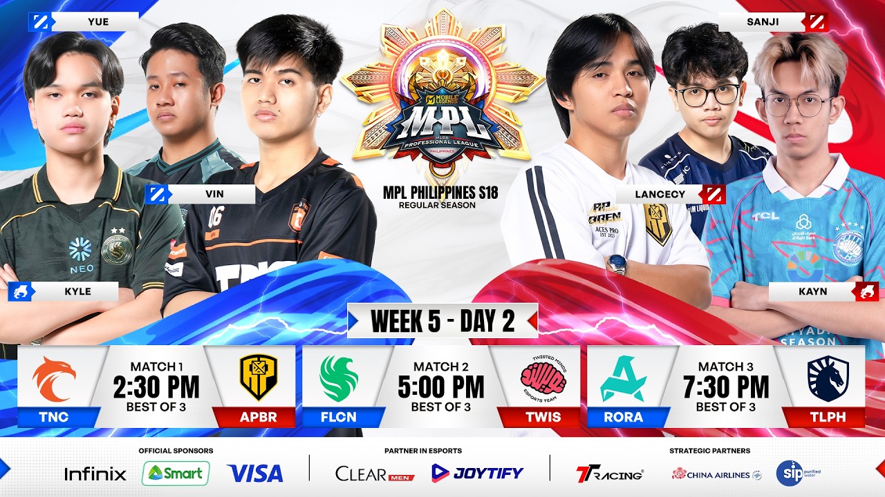 🔴 LIVE | MPL PH S18 | FILIPINO - Week 5 Day 2