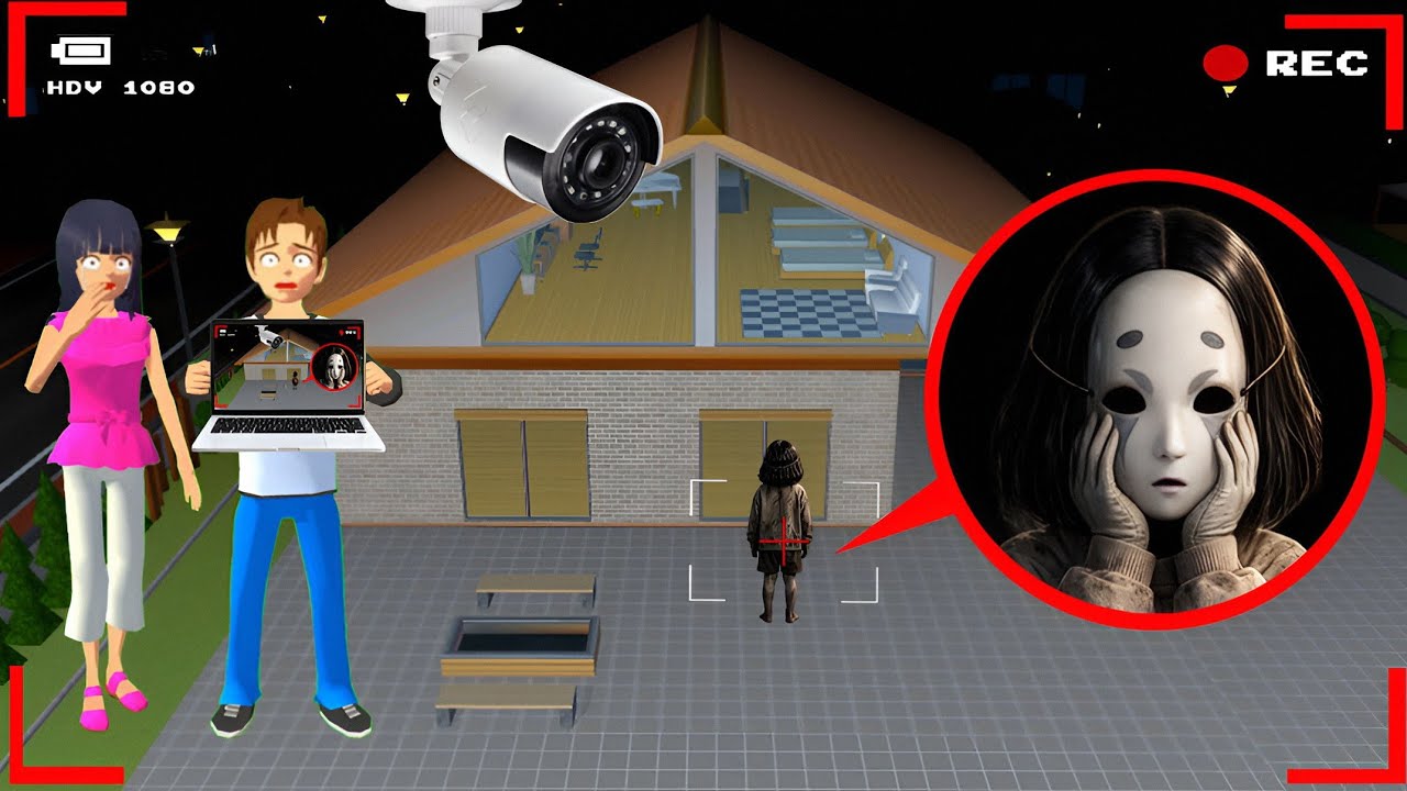 Yuta Mio Panik CCTV Merekam HANTU DIBALIK LAGU "IBU BILANG PAKAI INI DULU" 😱|Sakura School Simulator