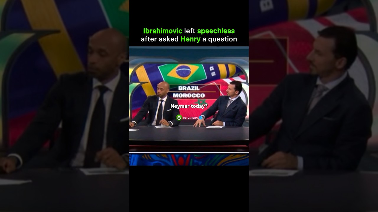 Thierry Henry Made Zlatan Ibrahimovic Smiling 💀‼️