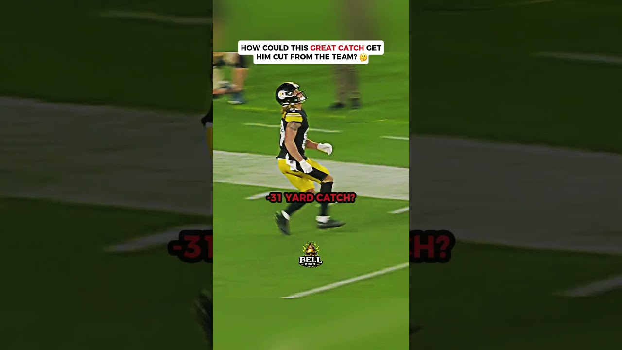 They Cut Him For This Catch...😭☠️ #nfl #shorts