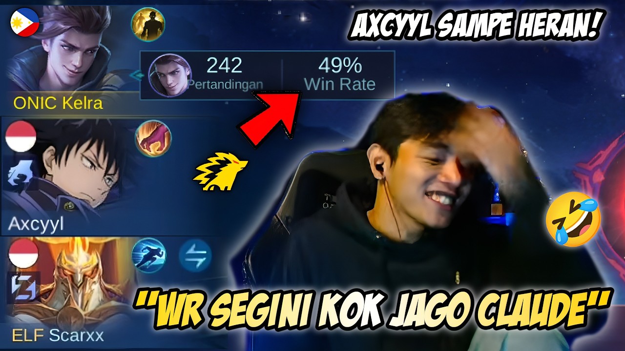 PRANK AXCYYL META CIKI! GW NYAMAR JADI PRO PLAYER WR 40%! AXCYYL HERAN KOK JAGO CLAUDE NYA🤣| MLBB