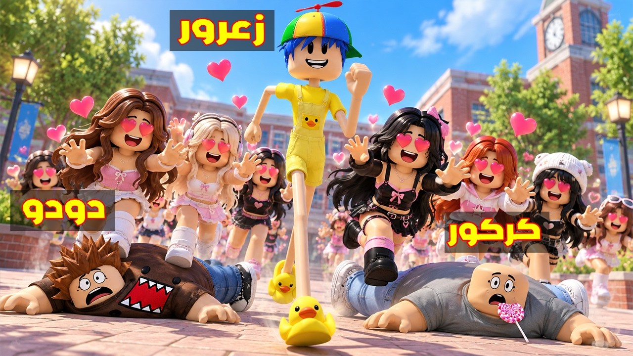 فلم روبلوكس : زعرور النحيف تحبه جميع البنات في العالم 😱🔥