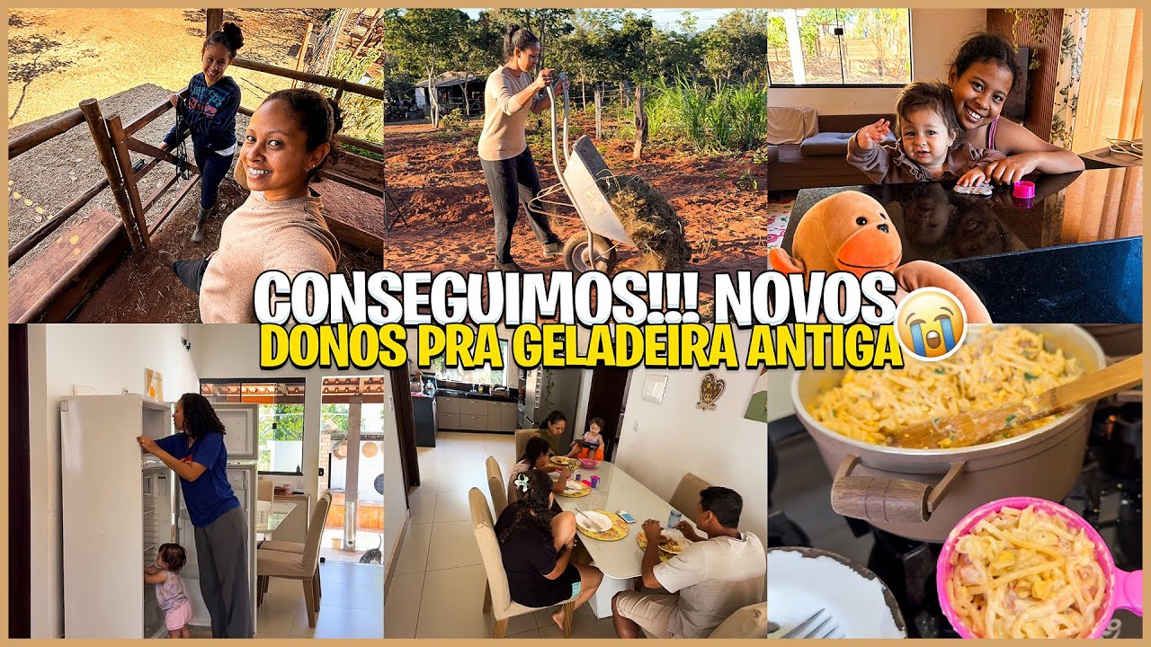 VLOG do nosso DIA| HELOISE não ESTAVA BEM😢ELES me PEDIRAM e eu FIZ MACARRÃO CREMOSO com CALABRESA‼️