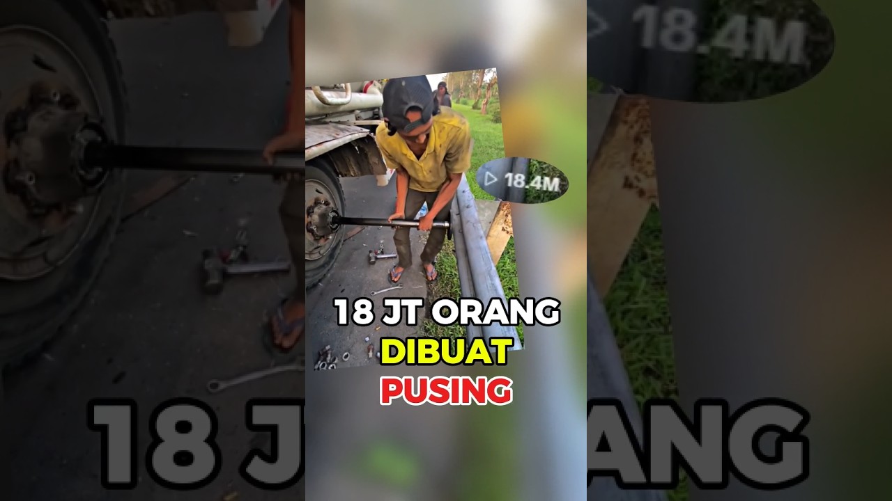 Solusi As Roda Truk Nyangkut yang Bikin 18jt Orang Pusing #truk #mekanik #logika