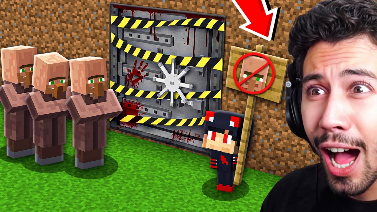 ممنوع دخول القرويين للقبو السري الغريب في قرية ماين كرافت !!؟