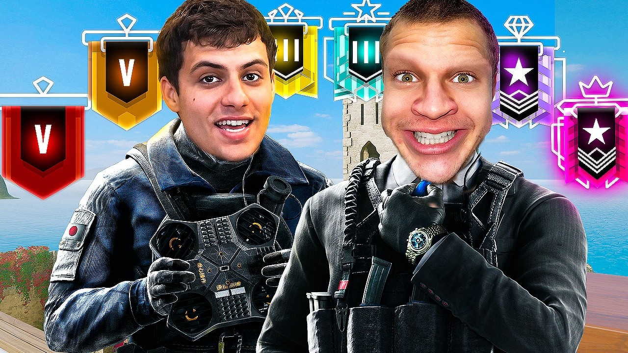 Jynxzi & Ron 2v2 Vs EVERY Rank (Rainbow Six Siege)