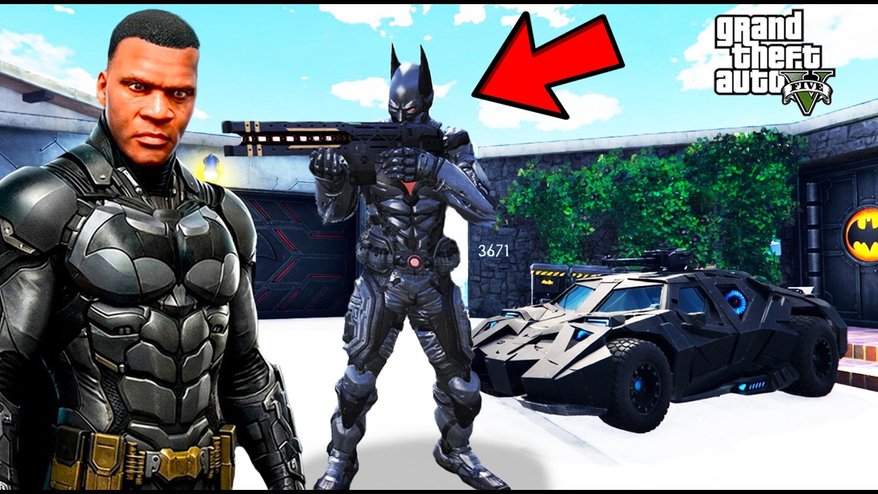 Franklin Turned Himself into Batman in GTA 5!