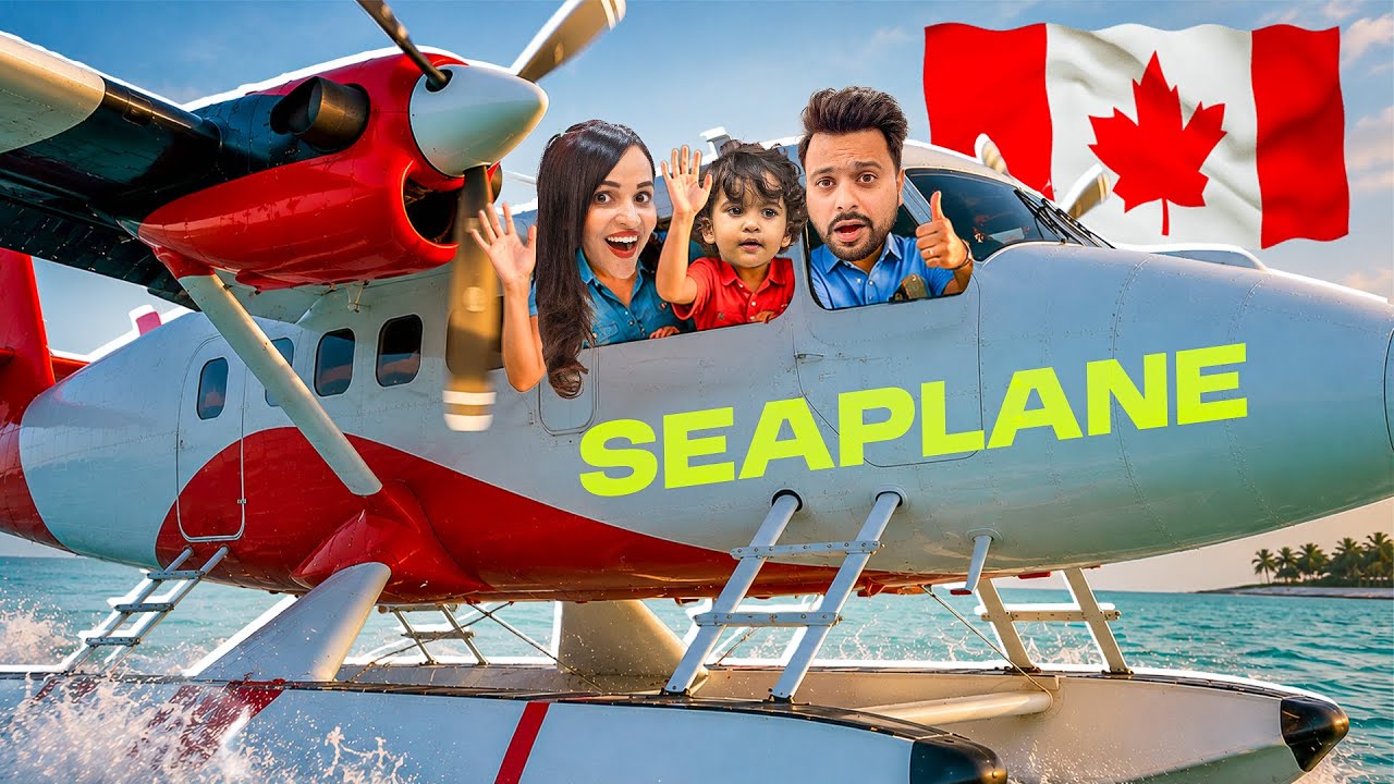 Our FIRST SEAPLANE ride in Canada 😍