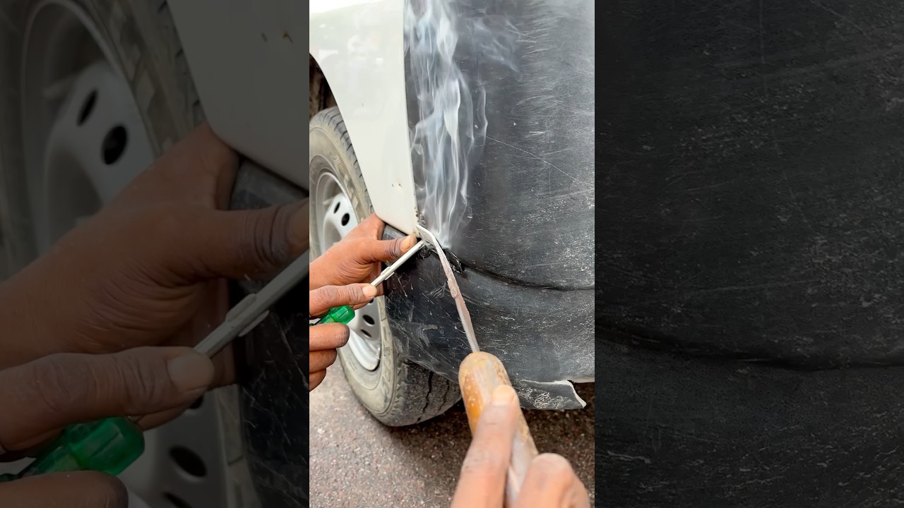Car Bumper Fixing in 5 Minute #shorts