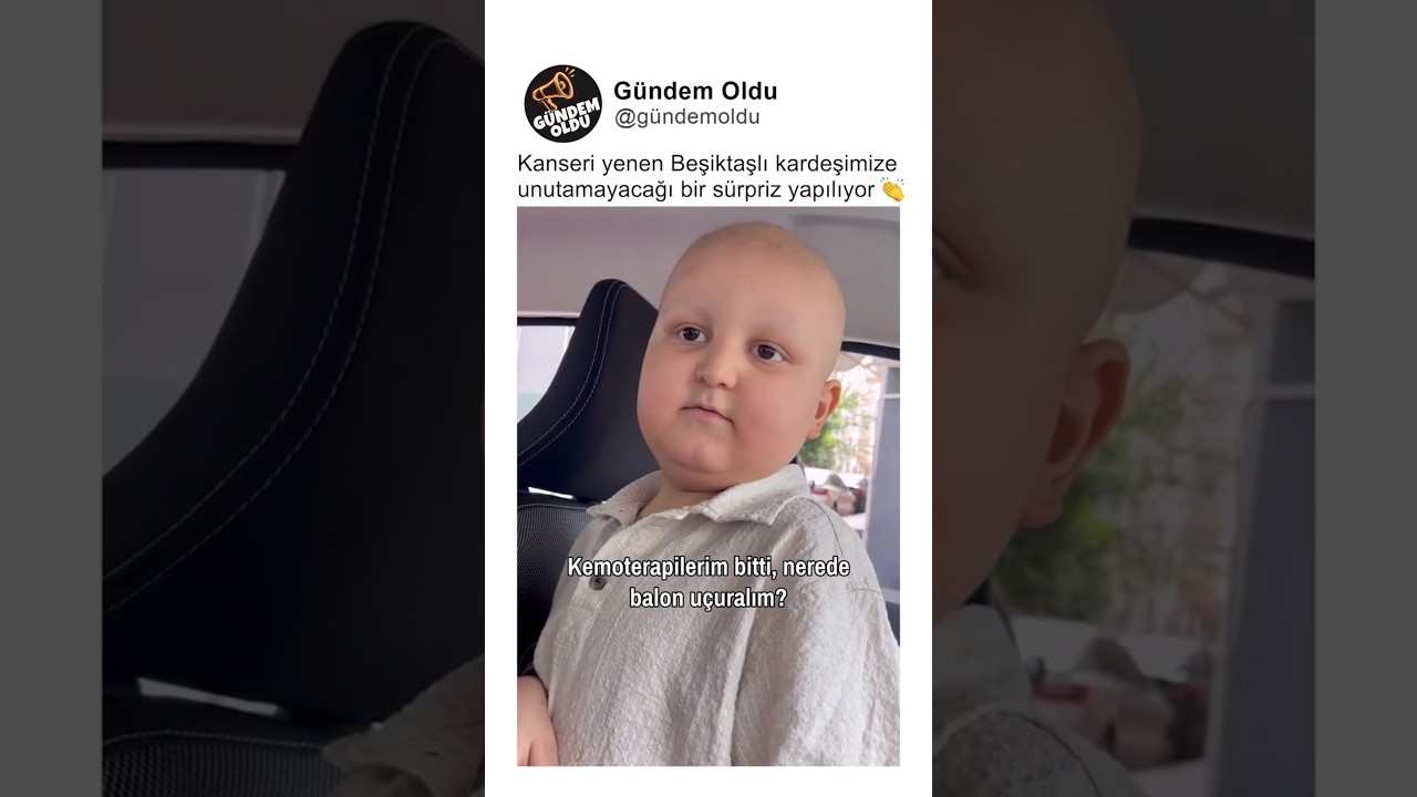 Kanseri yenen Beşiktaşlı kardeşimize unutamayacağı bir sürpriz yapılıyor 👏