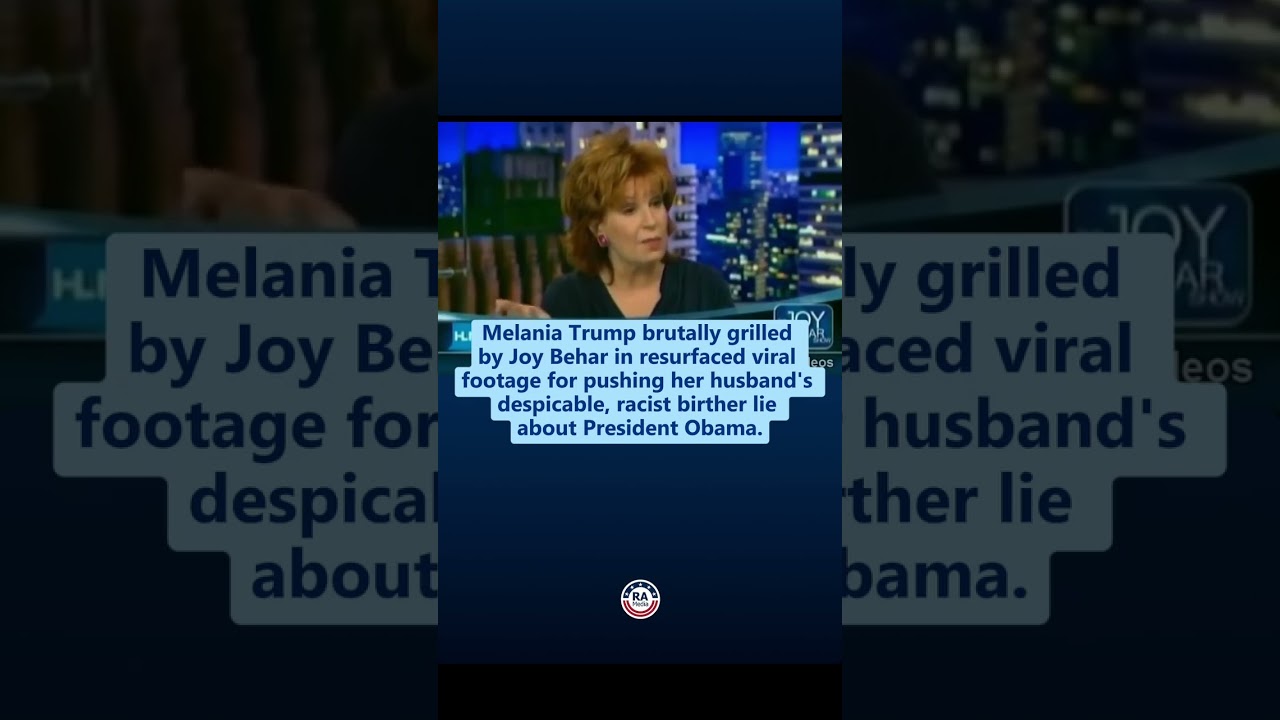 Melania Confronted Over Past Obama Claim 😳 #MelaniaTrump #Obama #Politics⸻