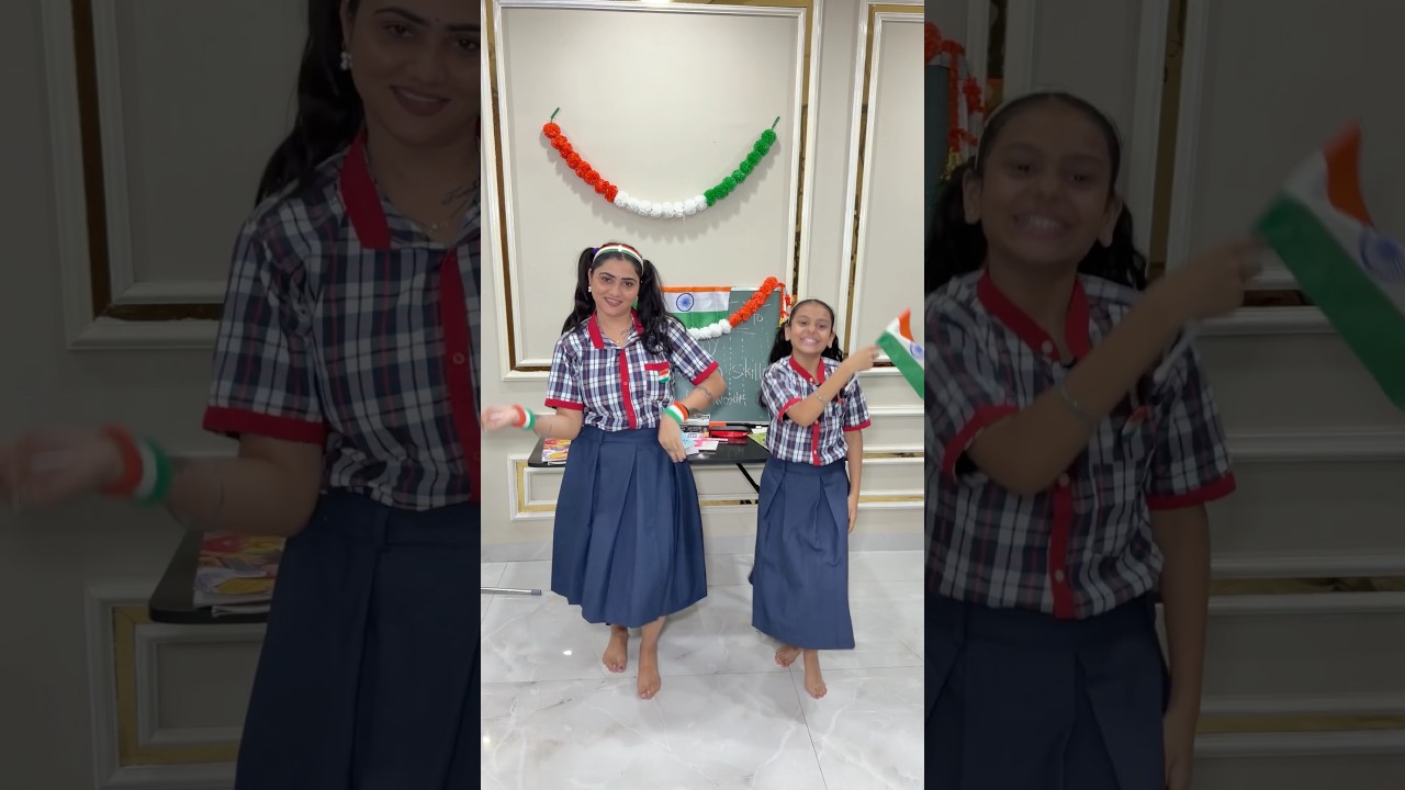 15￼ August पर कीया डाँस🇮🇳🥳￼ #youtubeshorts #shorts  #republicday @Kajalsoni_vlogs