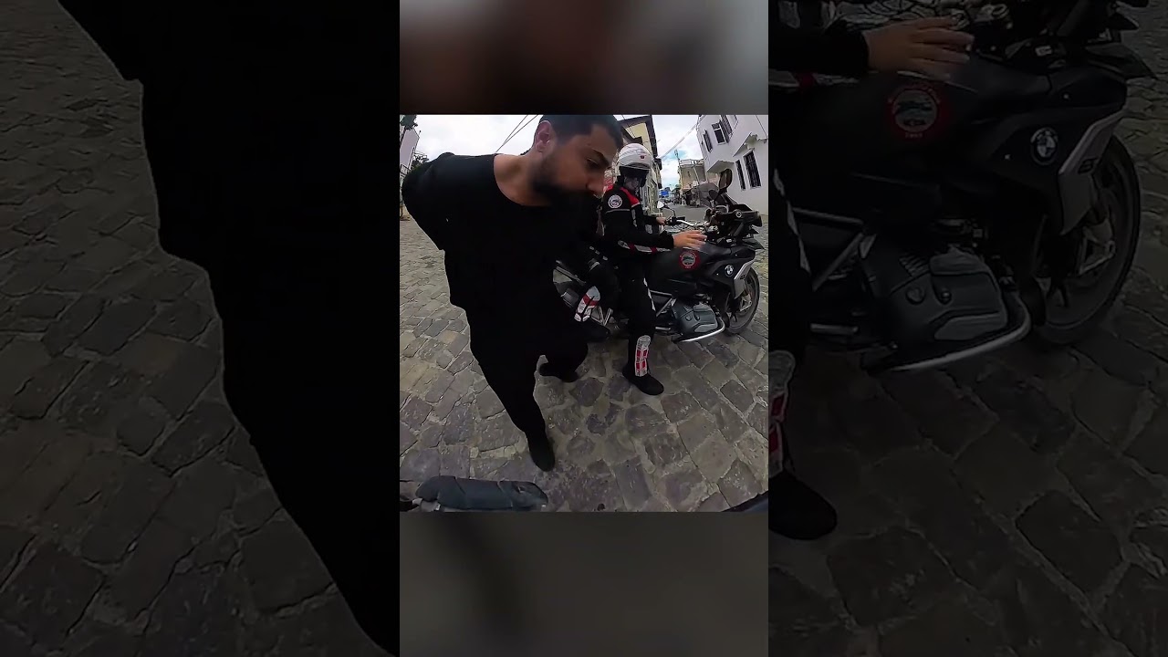 Biker Suffocates & Begs Police For Help! 🥶  #shorts