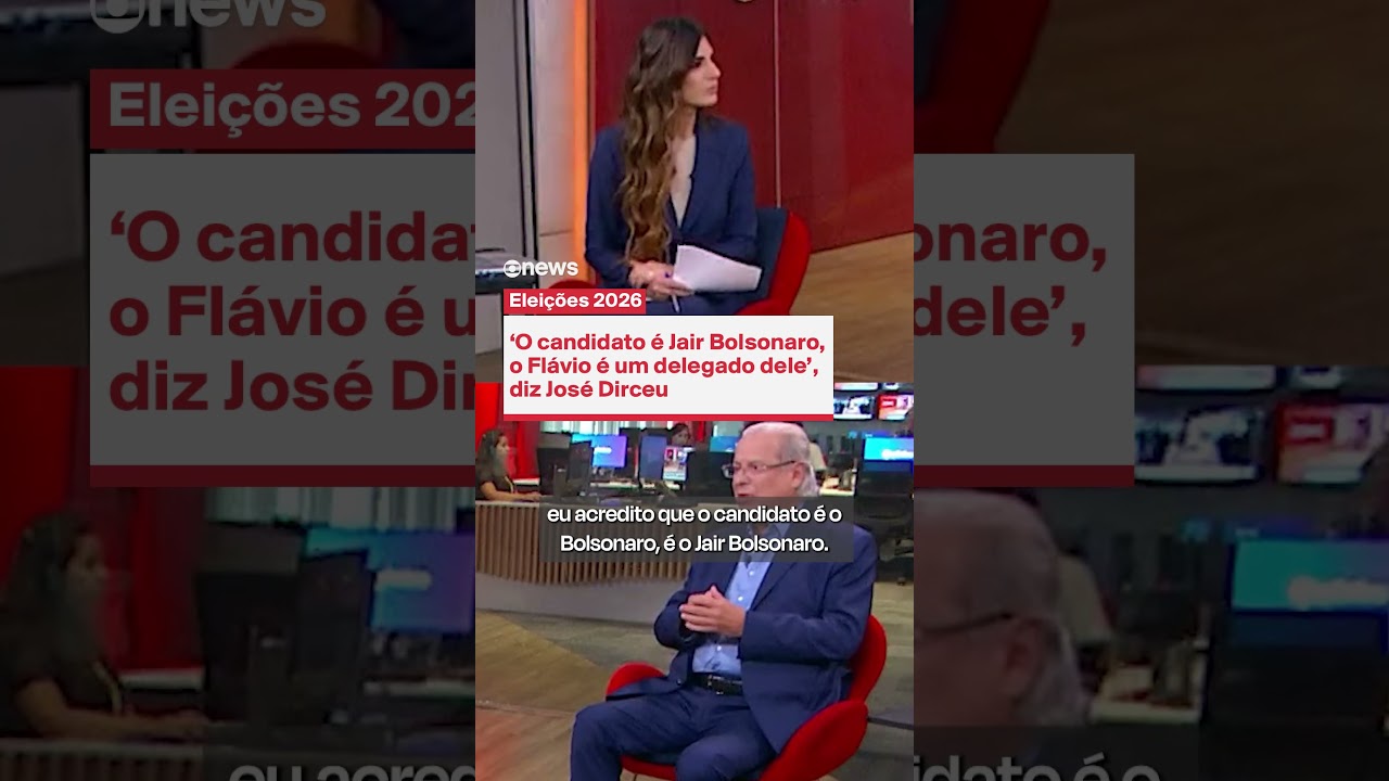 ‘O candidato é Jair Bolsonaro, o Flávio é um delegado dele’, diz José Dirceu