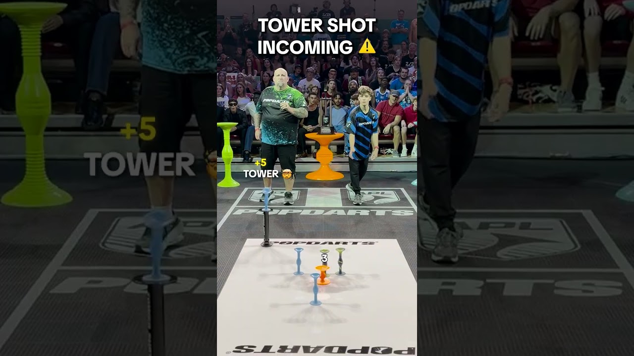 ONE OF THE CRAZIEST SHOTS EVER  @popdartsgame   #PopDarts #APL2026 #ESPN #viral #USA