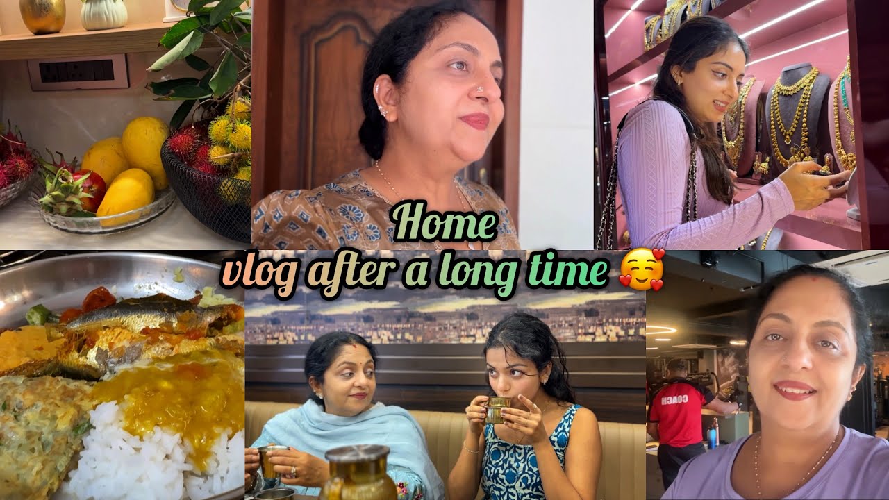 Home Vlog after a long time  | Sindhu Krishna 