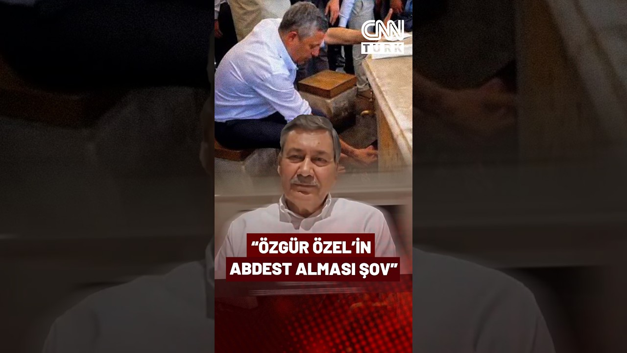 Melih Gökçek'ten Özgür Özel'in "Abdest" Görüntülerine Eleştiri: Siyasi Şov