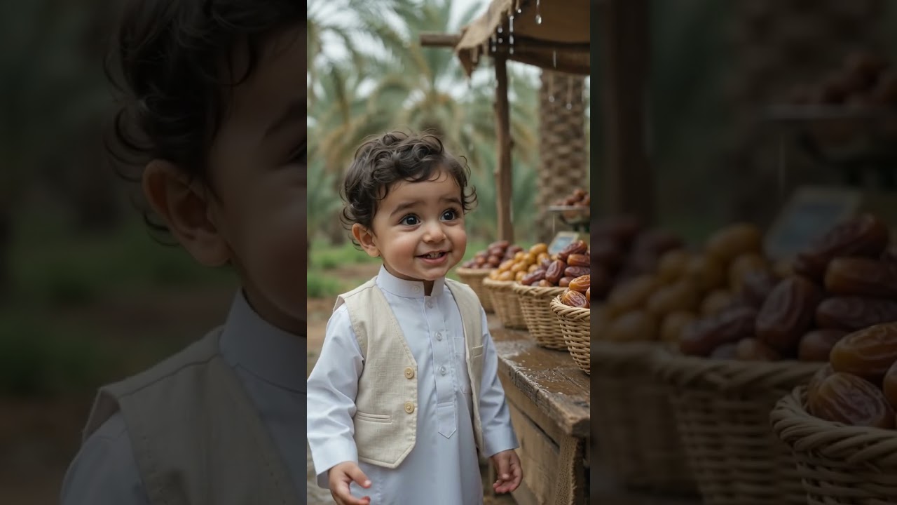 🌴😂 مطر وتمر... والمفاجأة من الطفل! #shorts #viral #comedy # #كوميديا #baby #babyvideos sh#shortsfeed