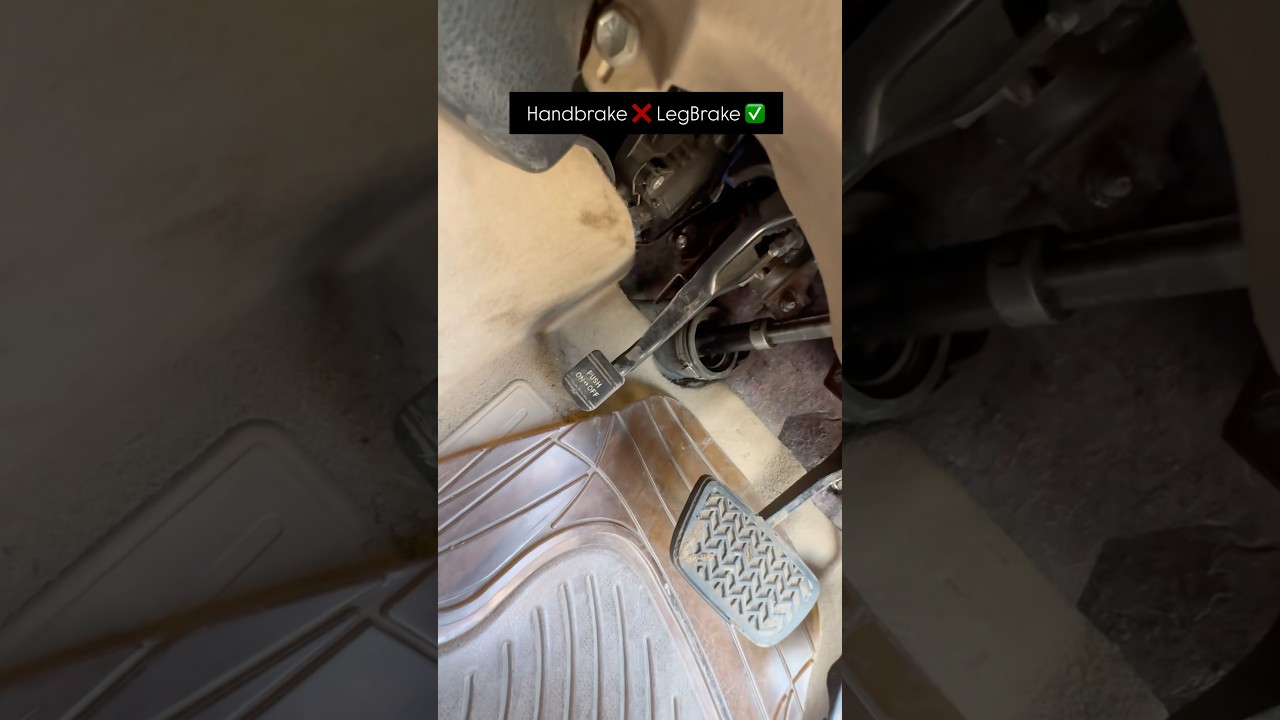 Handbrake ❌ LegBrake ✅ #arunpanwar #automobile #toyota #camry #scorpio #car #suv #luxury #cars