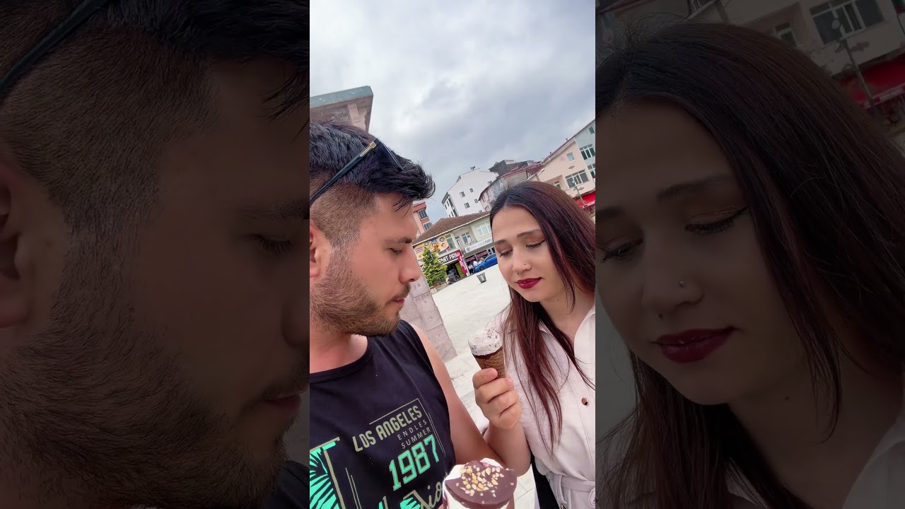 DONDURMA YARIM KALDI 🤣           #dondurma #komik #şaka #keşfet