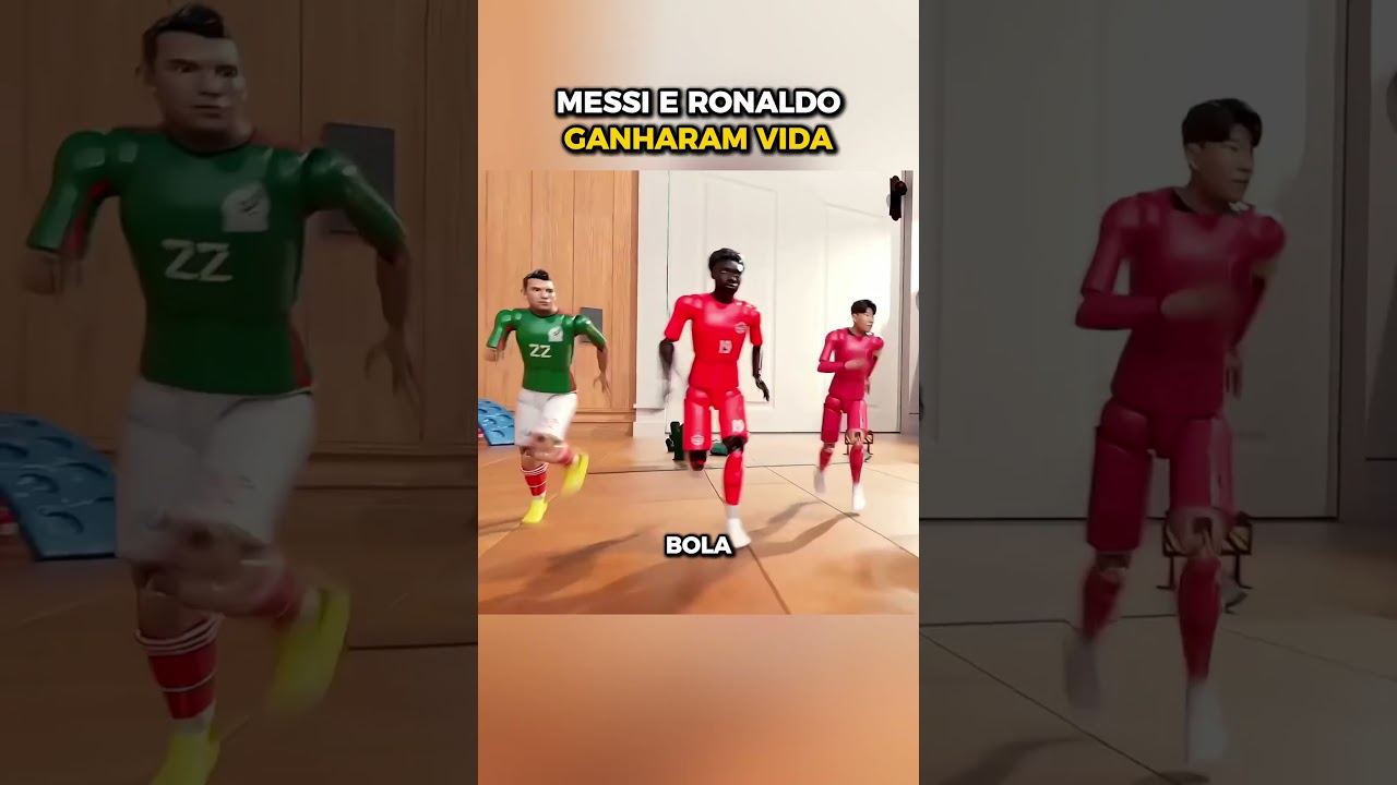 Messi e Ronaldo ganharam vida