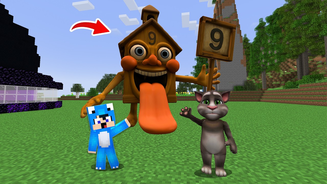 البقاء على قيد الحياة من البيت الغريب في ماين كرافت 😨