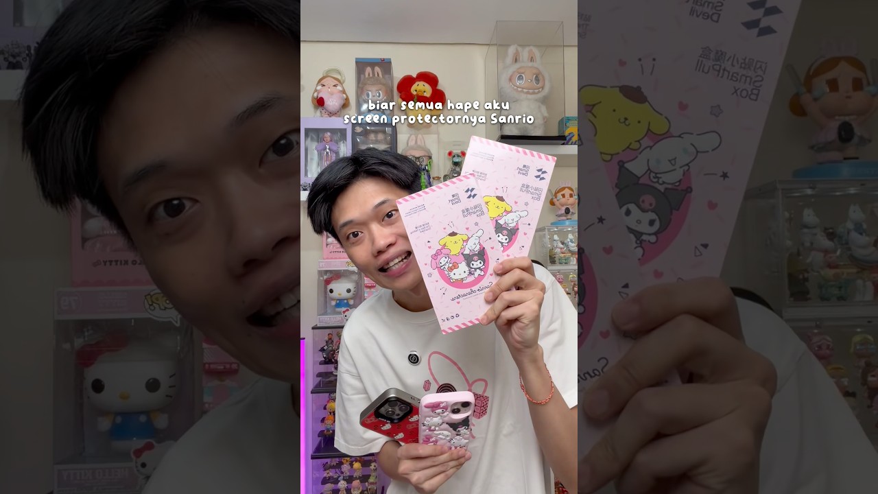 POKONYA SEMUA HAPEKU HARUS PAKE SCREEN PROTECTOR SANRIO ! 😋😆