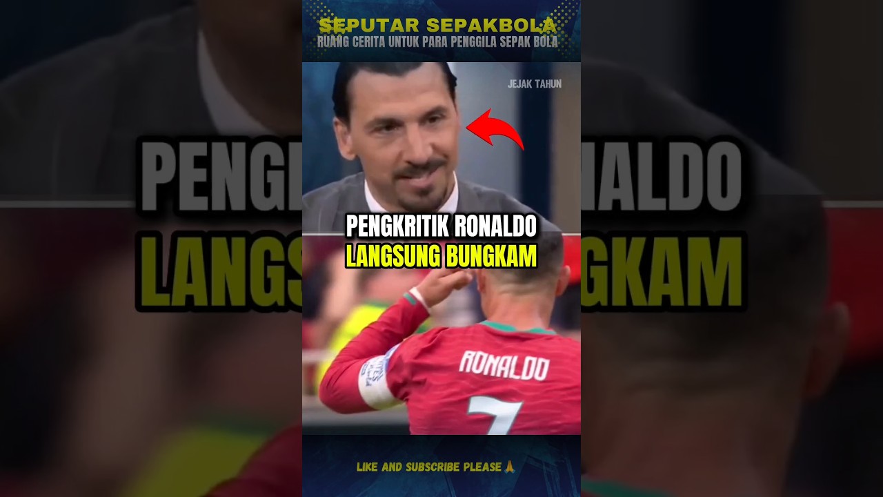 PERBEDAAN REAKSI SAAT RONALDO CETAK REKOR 😱