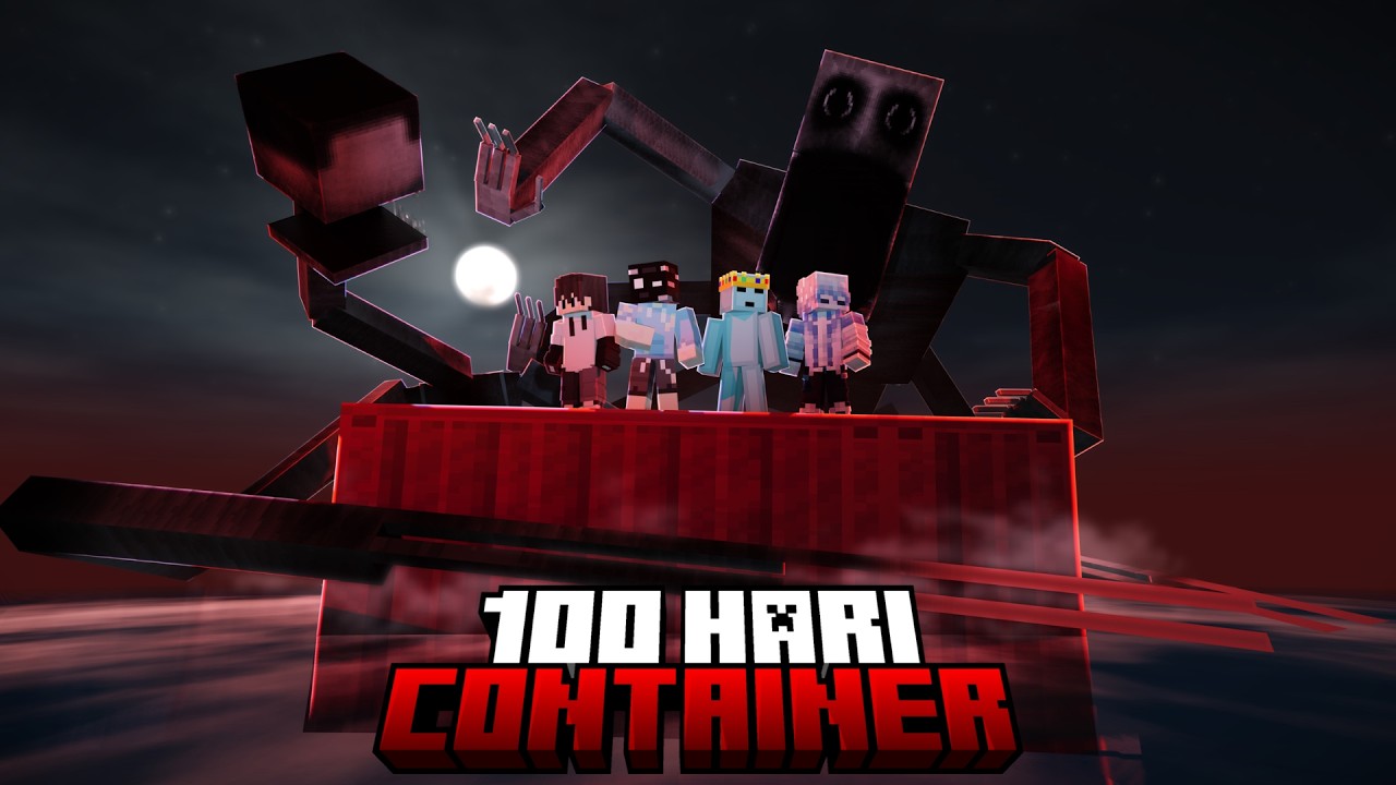 100 Hari Minecraft Container Horror Squad