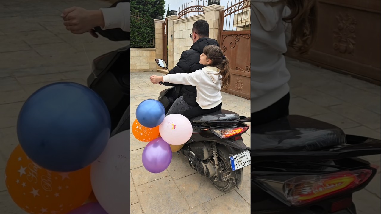 اخد البالونات منو !