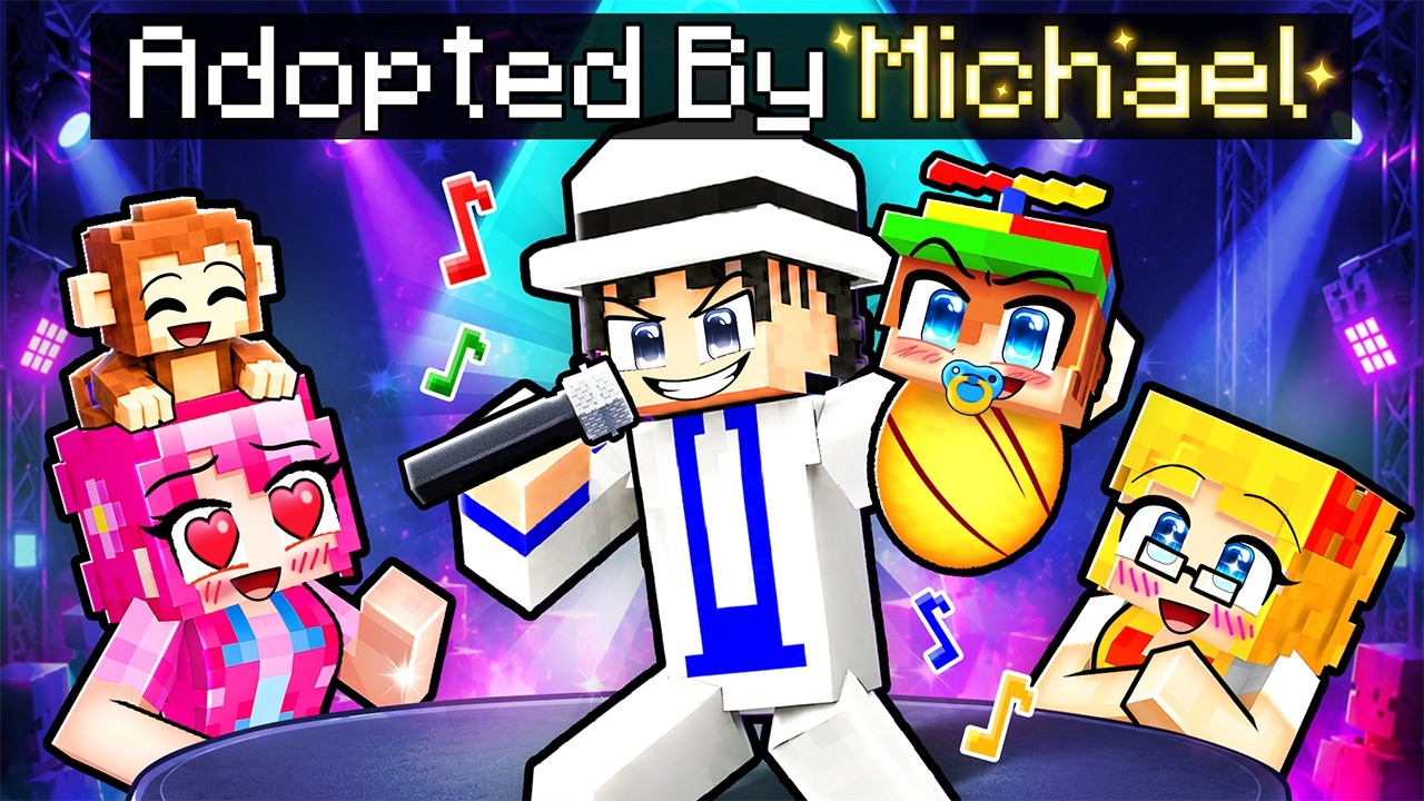 Adopted By MICHAEL JACKSON in Minecraft!