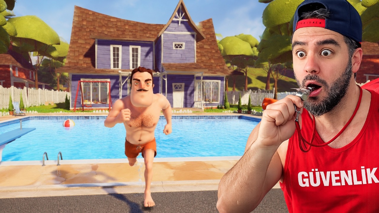 WILSON EVINE HAVUZ YAPTI - HELLO NEIGHBOR MODS