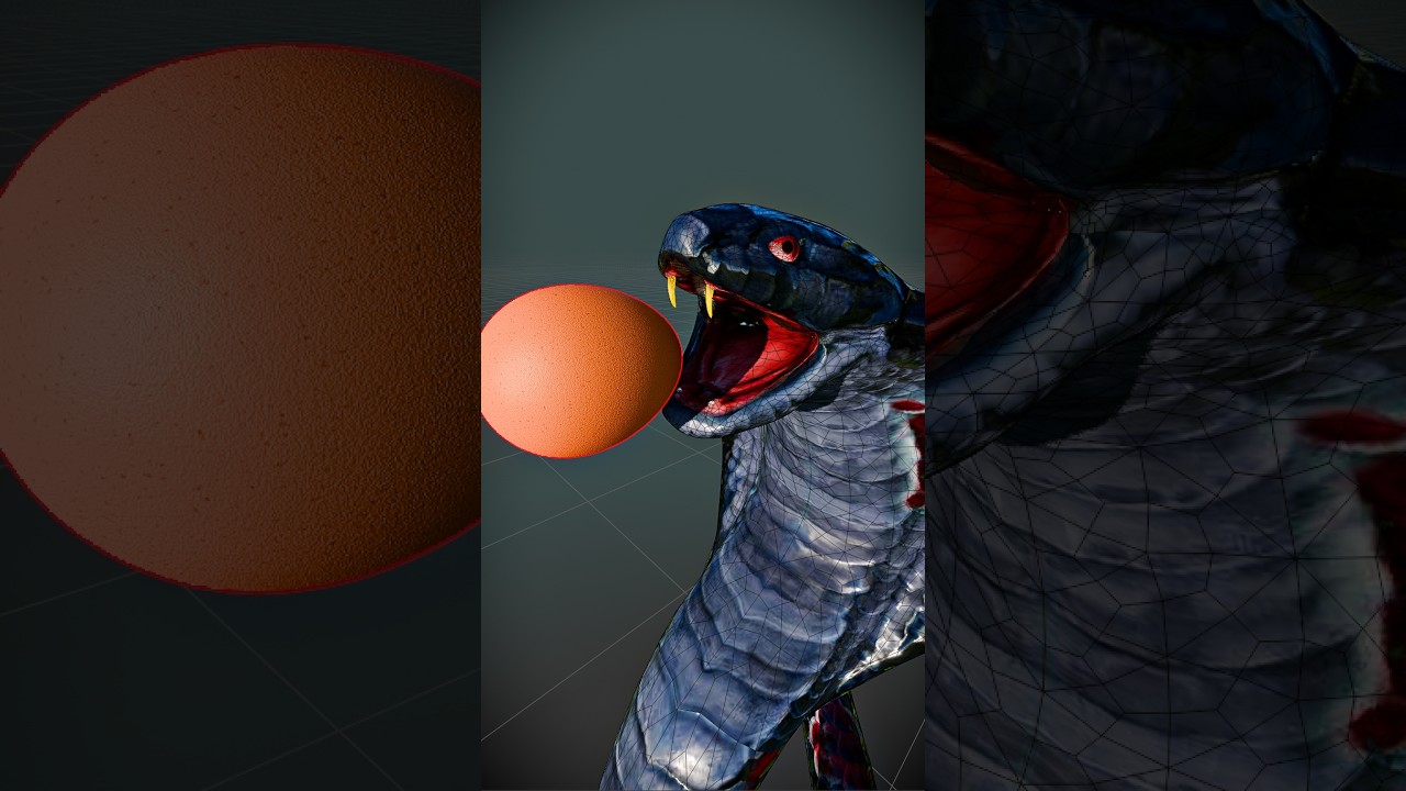 This egg should NOT fit inside a snake - Published by Peanar