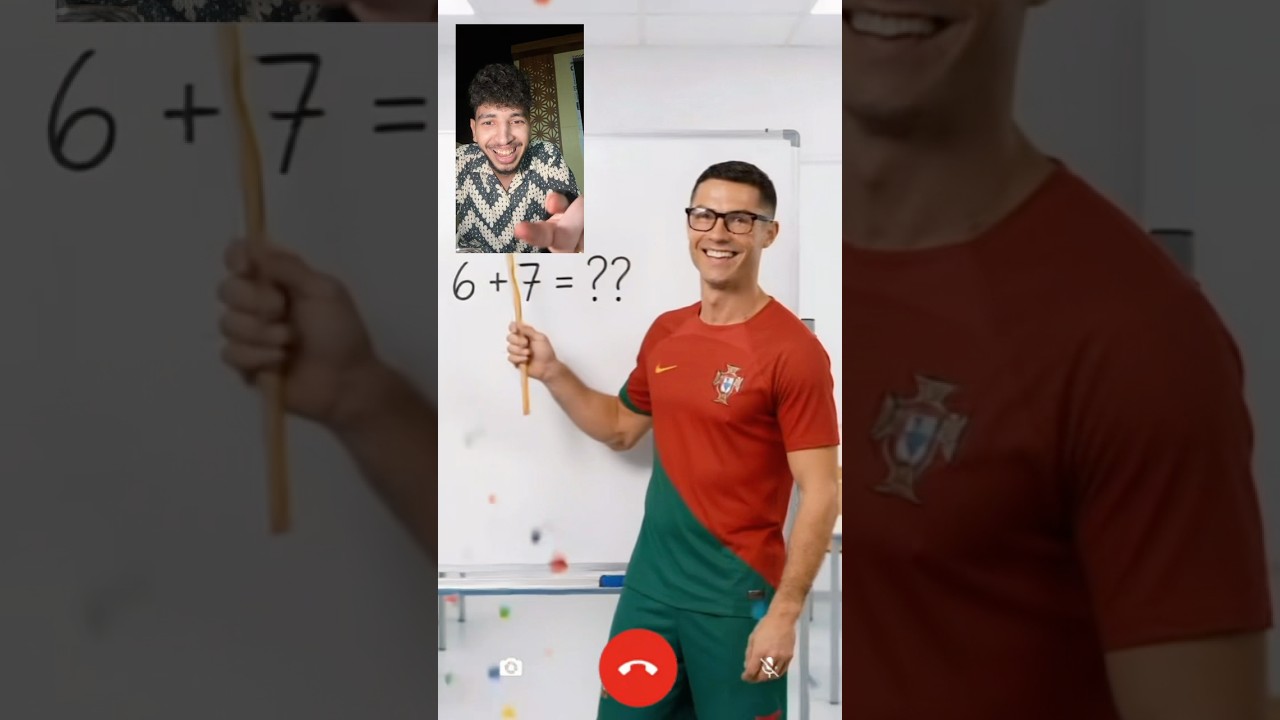 كرستيانو فاشل في الحساب😂😂😭😭😭
