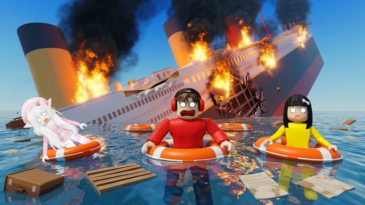 Yuta Mio Bertahan Hidup Di Kapal Laut Yang Tenggelam! | ROBLOX