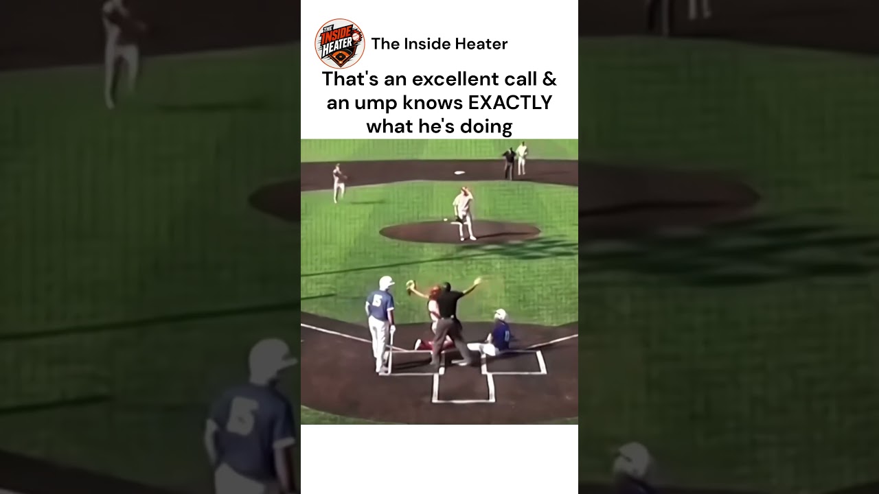 Is this the best umpire in the game? 🤔 #baseball #mlb #umpire