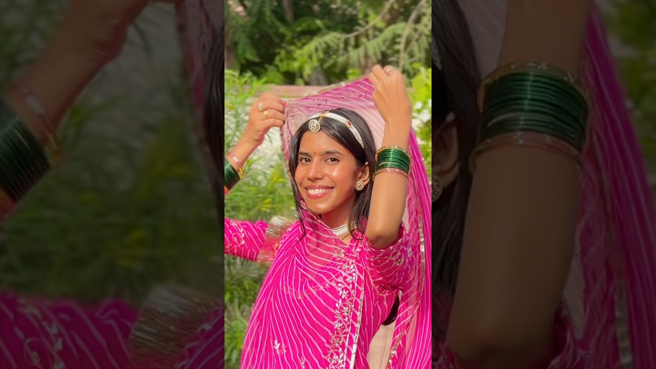 Lahariya pahanne ki pararampara 🥰 @iVasuu #ivasuu #minivlog #lahariya