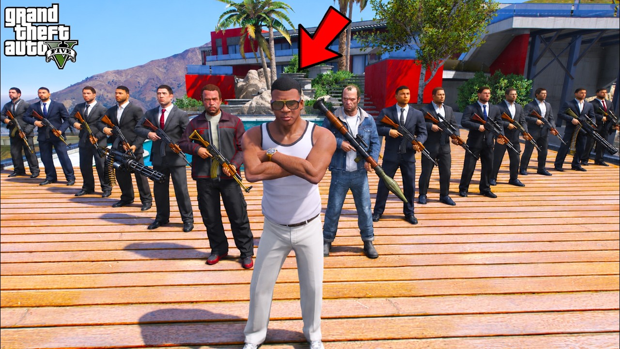 Franklin Builds His Ultimate Mafia Army in GTA 5 | SHINCHAN and CHOP