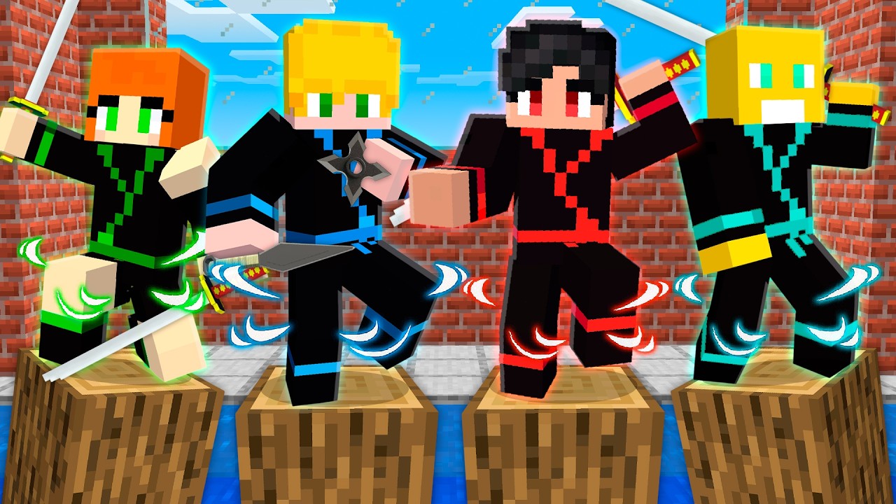 VIDA de NINJA no minecraft