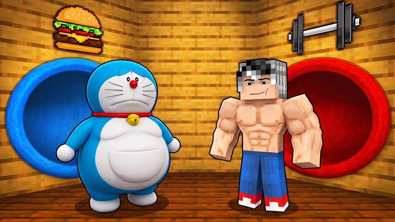TOMBİŞ vs GÜROL: ŞİŞMAN vs KASLI TÜNEL YARIŞI - Minecraft