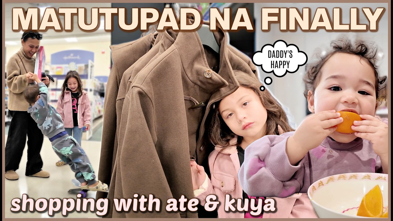 MATUTUPAD ANG MATAGAL NG GUSTO NI MISTER! SHOPPING WITH ATE & KUYA! ❤️ | rhazevlogs