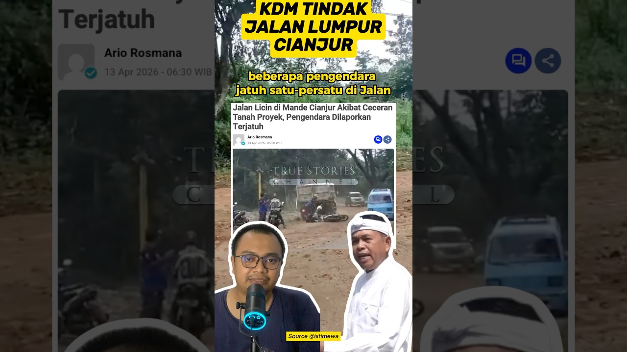 HEBOH! Respons Cepat Dedi Mulyadi Tindak Jalan Berlumpur Cianjur