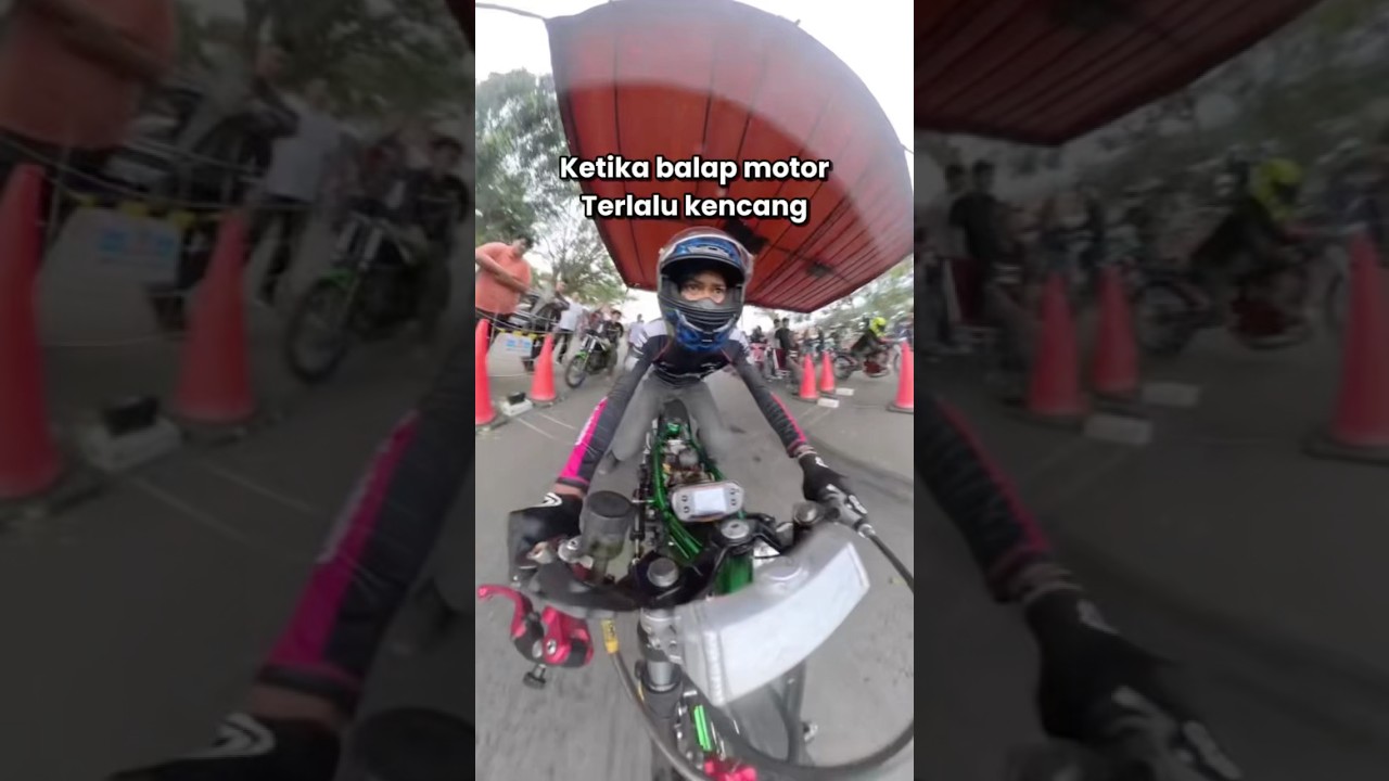 Terlalu kencang motornya #automobile #motoran #mamiresing #youtubeshorts