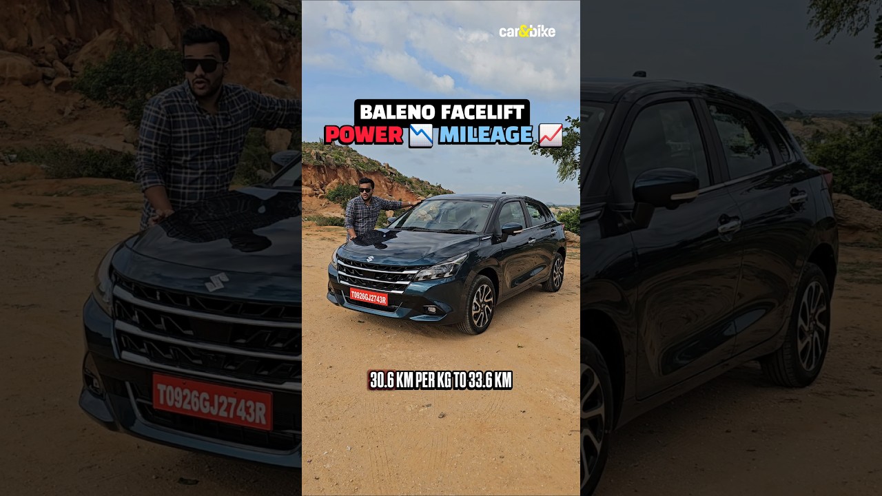 2026 Maruti Baleno facelift mileage + power revealed 😧 • #marutisuzuki #baleno #baleno2026