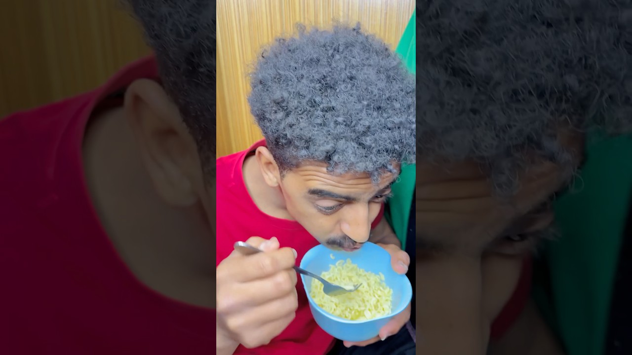 قفشته متلبس.. أغرب مكان تاكل فيه أندومي! 😂