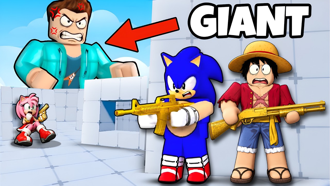 ROBLOX GIANT VS MINI HIDE AND SEEK IN RIVALS ROBLOX !!