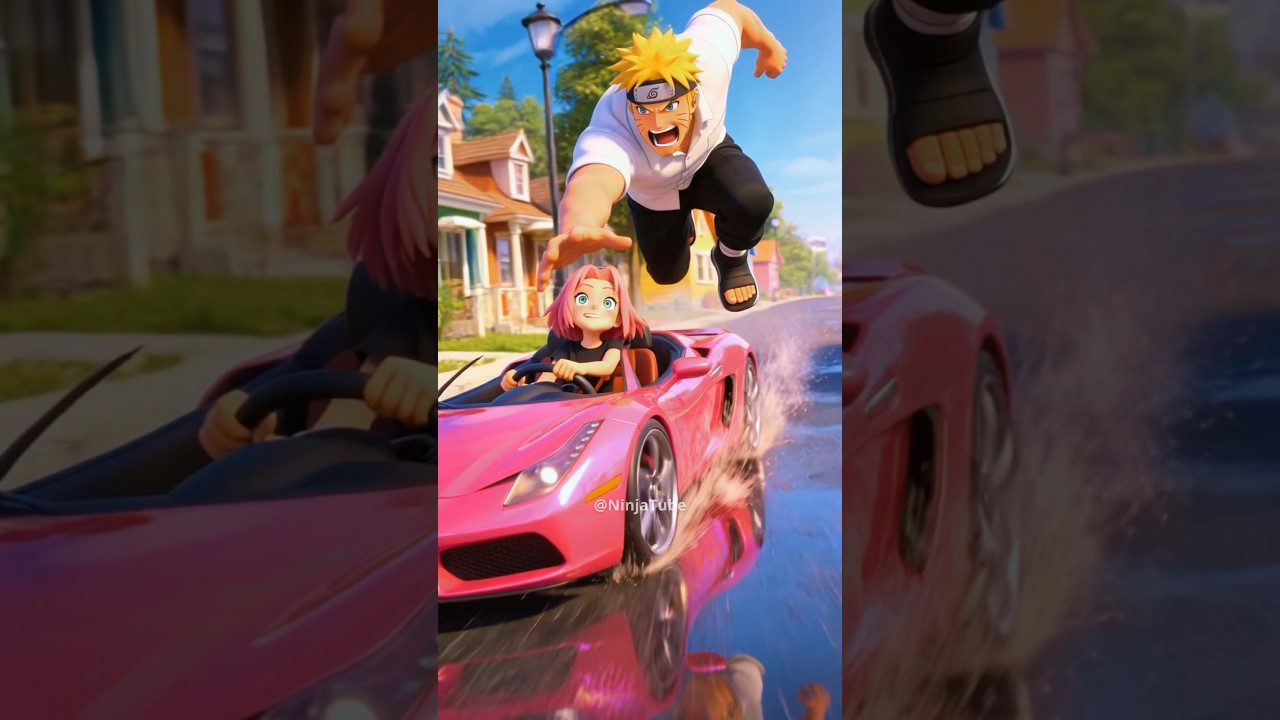 😱 Naruto ganhou um carro super rápido… mas ninguém sabe de onde veio!