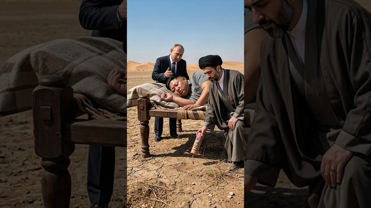 Funniest Political Parody 😂 | Khamenei vs Putin vs Kim Jong-un vs Donald Trump #ai #shorts