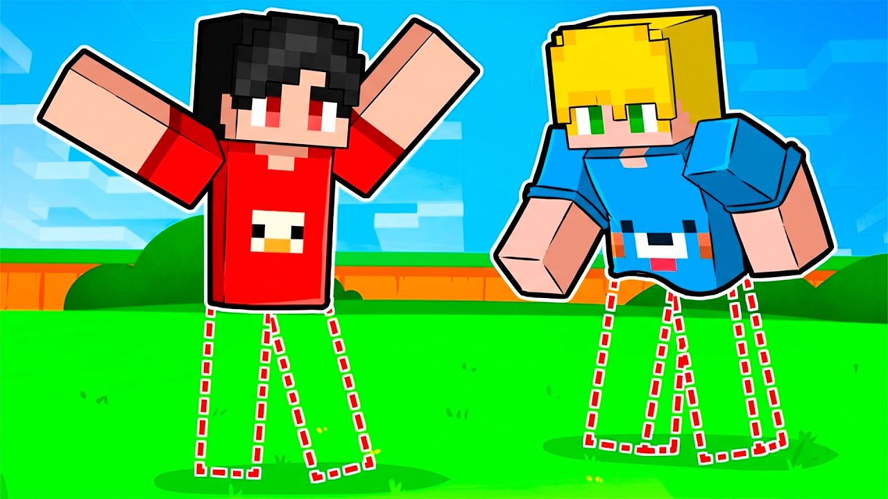 Kass ROUBOU as PARTES do CORPO dos Seus Amigos no Minecraft!